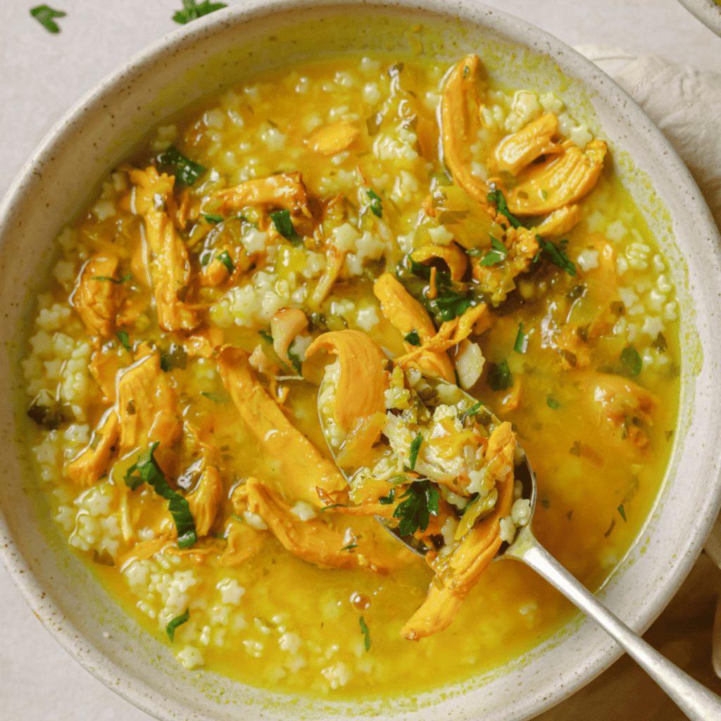 chicken pastina soup