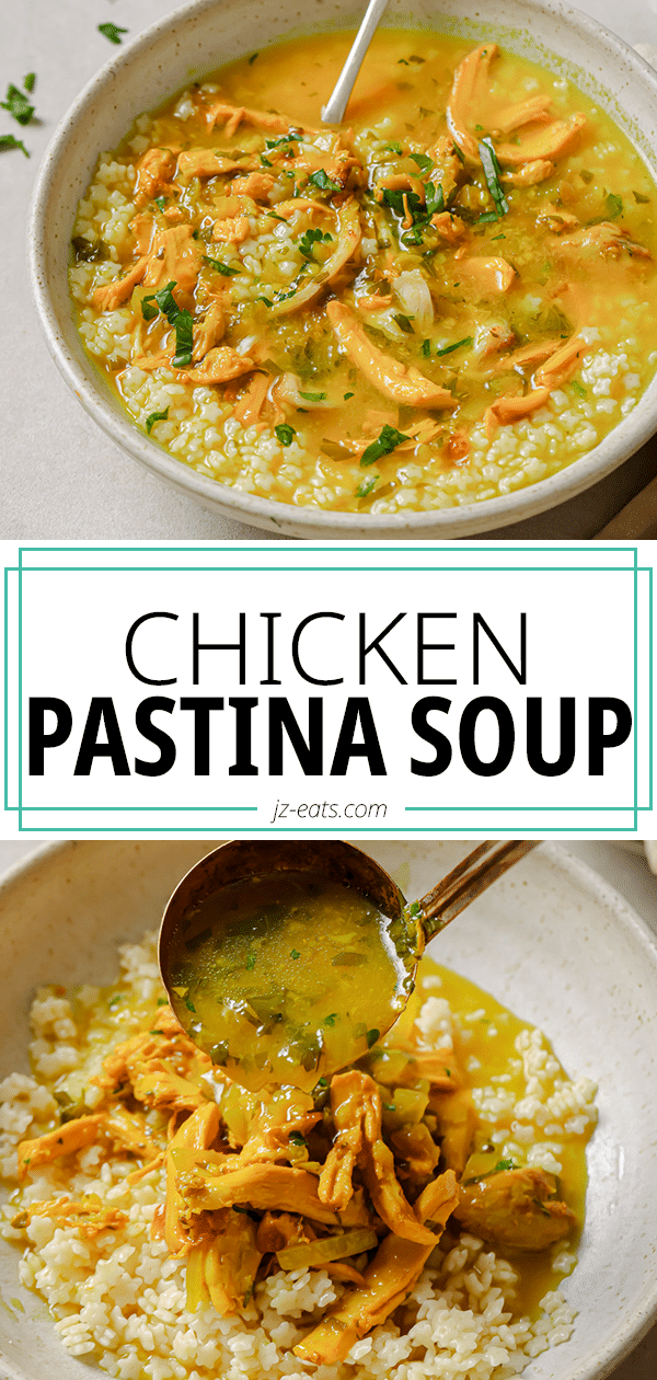 Easy Chicken Pastina Soup Recipe - JZ Eats