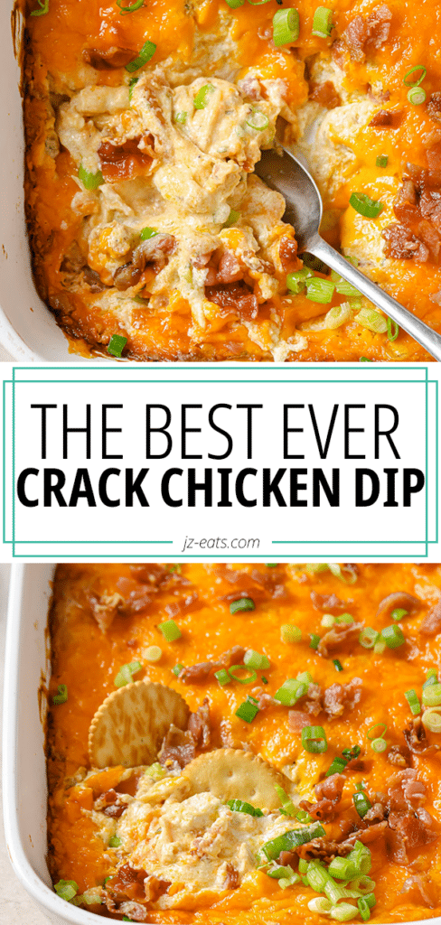 crack chicken dip pinterest long pin