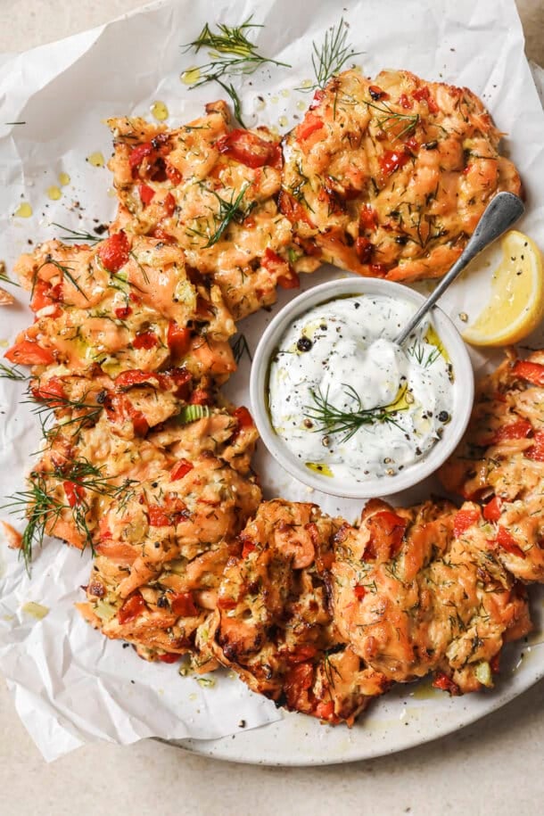 Oven Baked Salmon Patties - JZ Eats