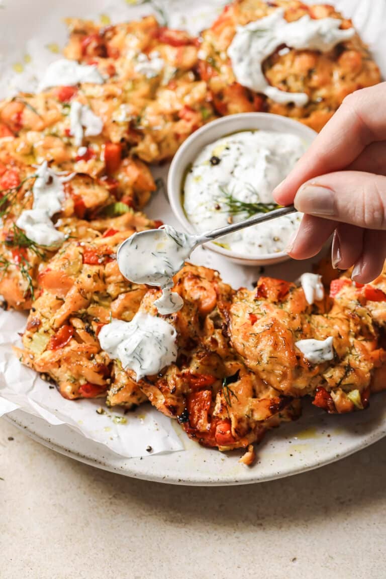 Oven Baked Salmon Patties - JZ Eats