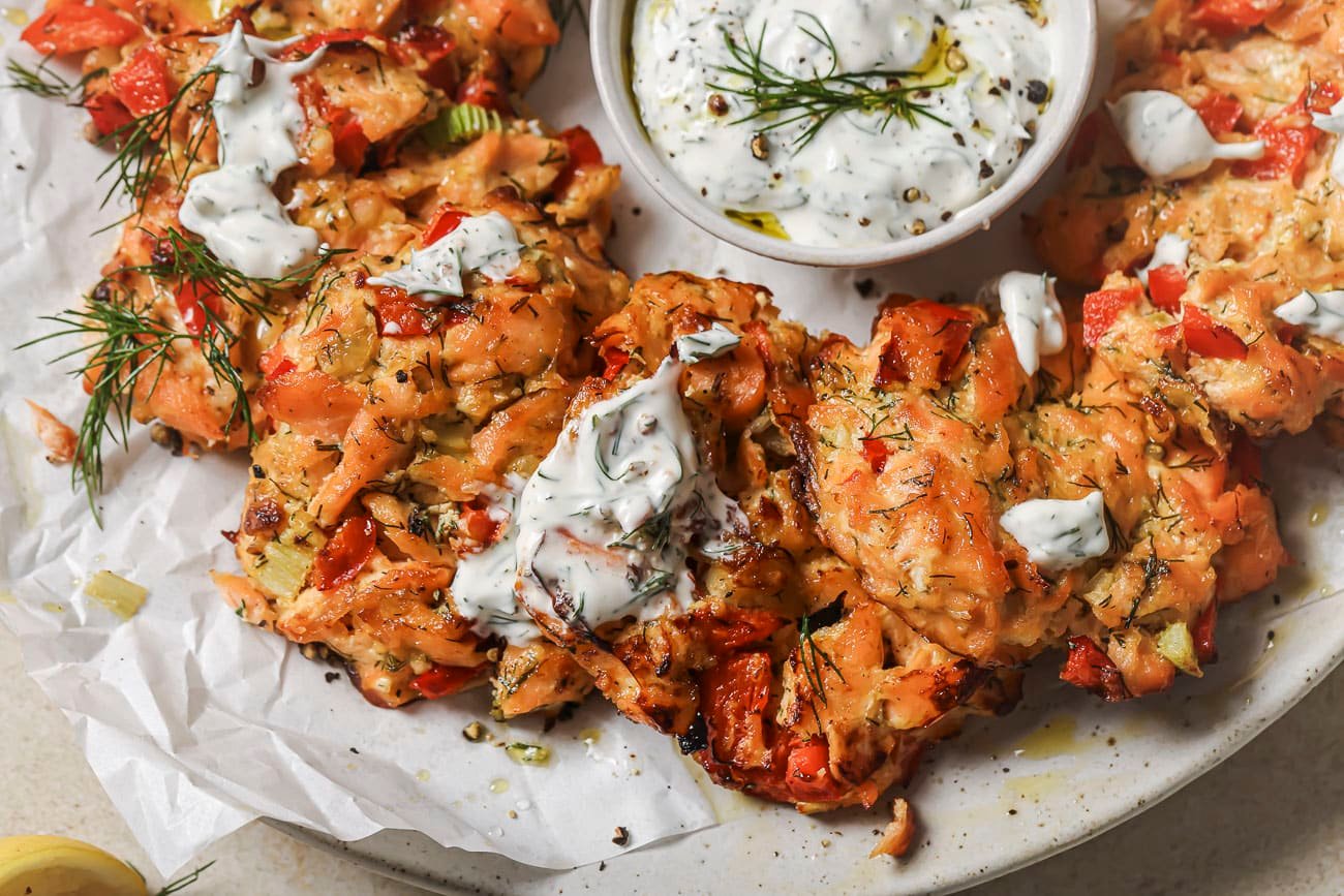 Oven Baked Salmon Patties - JZ Eats