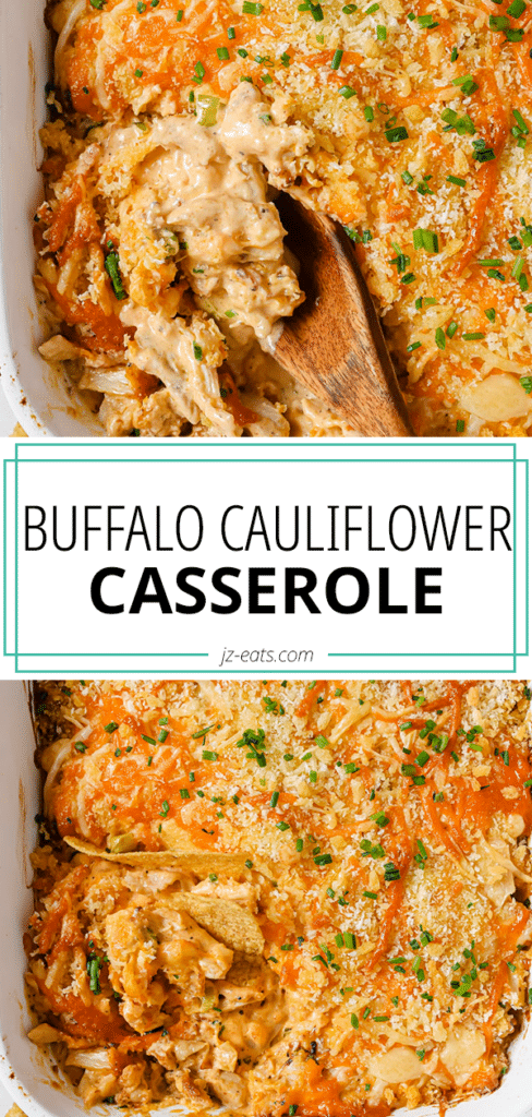 buffalo cauliflower casserole pinterest long pin