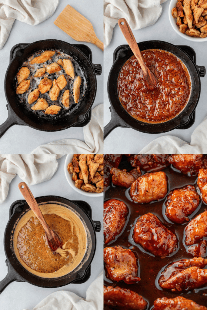 steps for how to make honey butter chicken