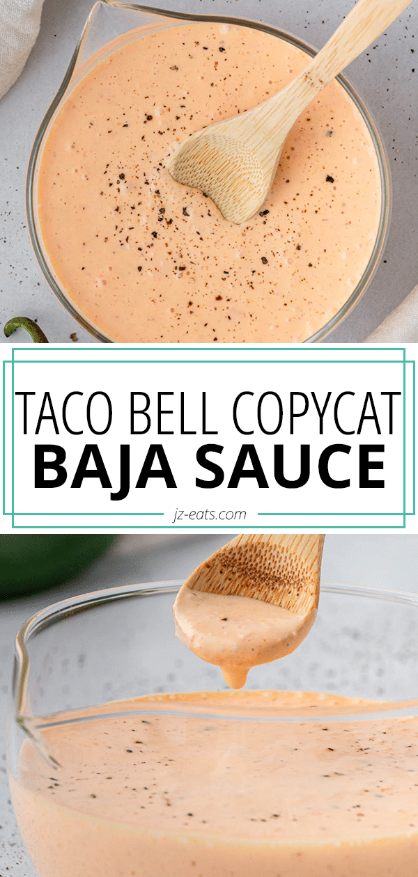 Creamy Baja Sauce Recipe (Taco Bell Copycat) JZ Eats
