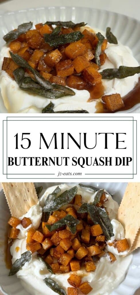 butternut squash dip pinterest long pin