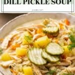 dill pickle soup pinterest short pin