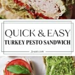 turkey pesto sandwich pinterest long pin