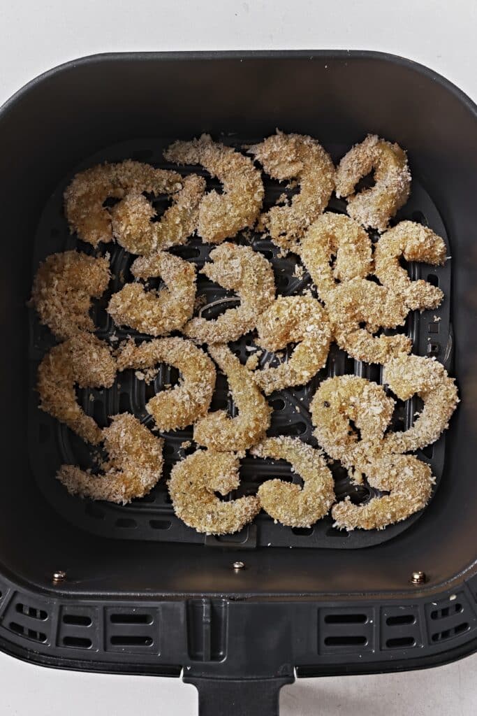 Crispy shrimp in the air fryer.