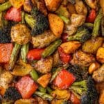 Air Fryer Cajun Chicken and Vegetables