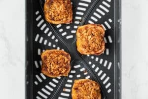 Baked apples in the air fryer.