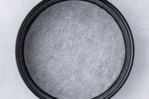 A prepared springform pan.