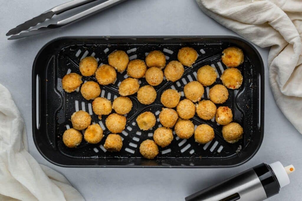 Cheese bites in the air fryer.